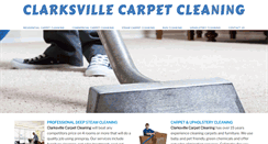 Desktop Screenshot of clarksville-carpetcleaning.com